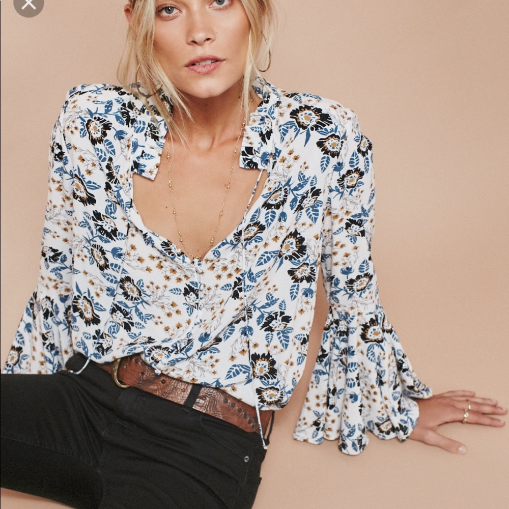 NWT Free People, Magic Mystery print tunic